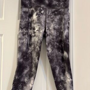 Athleta Gray and Black Leggings